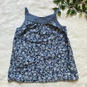 Nautica Toddler Dress 24M | Blue Floral A-Line EUC